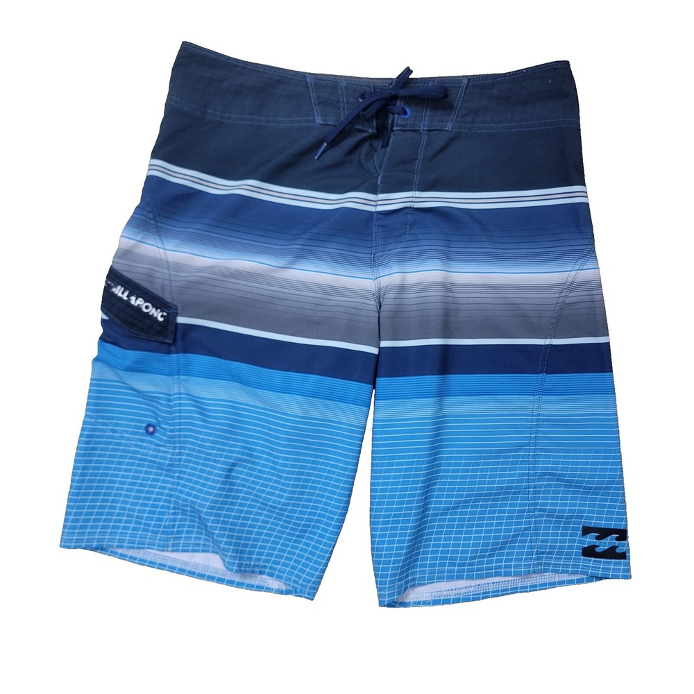Billabong Platinum X Mens 32 Multicolor Blue Swimsuit Board Shorts